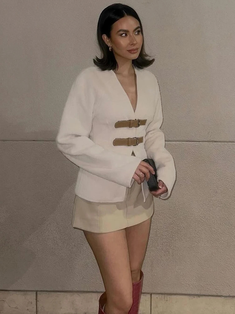 Trafza Buckle Sweater