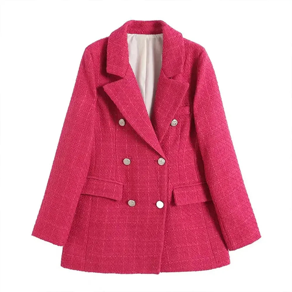 Patch Boutique Double Breasted Blazer