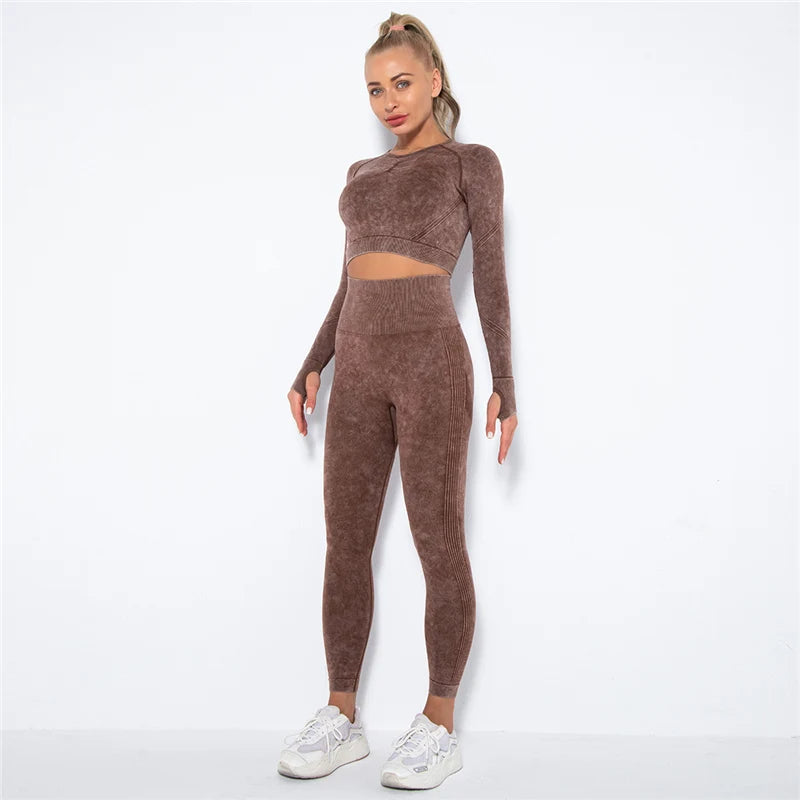 WS Washed Suede Effect Gym Set