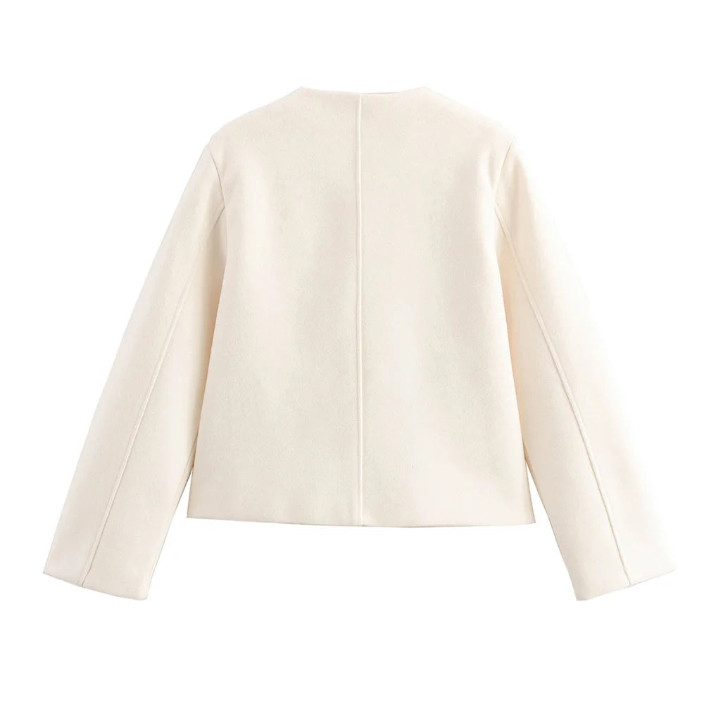 Patch Boutique Single Button Coat