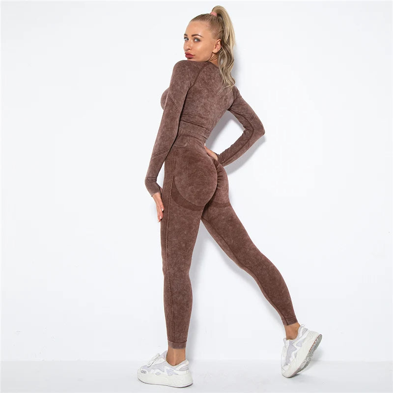 WS Washed Suede Effect Gym Set