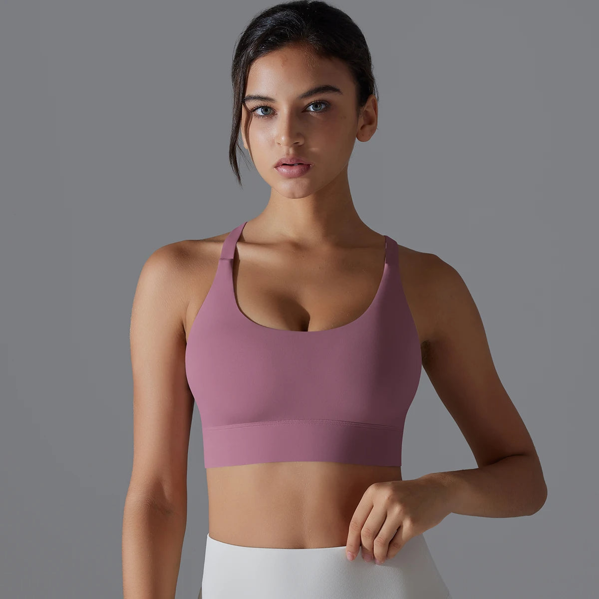 WS Cross Strap Yoga Top