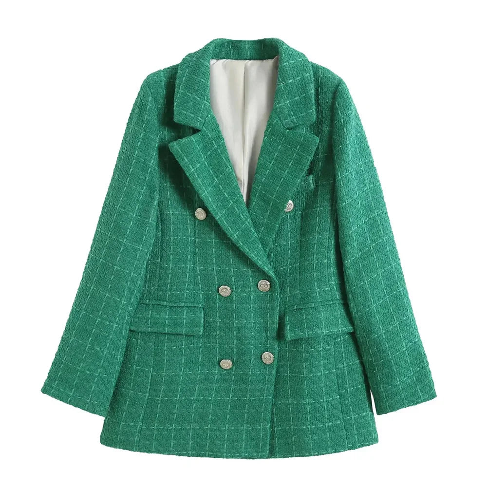 Patch Boutique Double Breasted Blazer