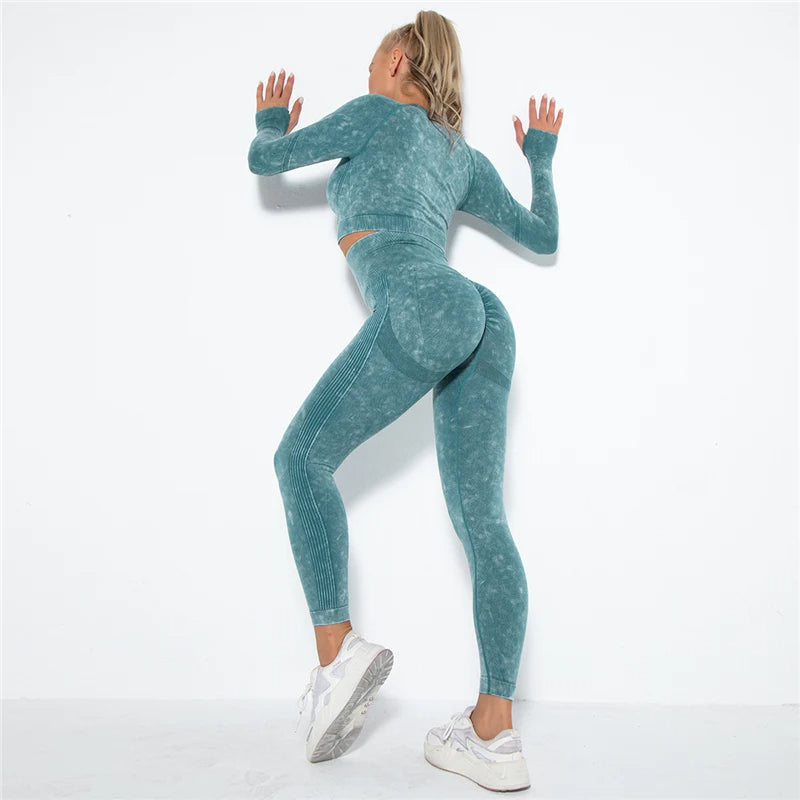 WS Washed Suede Effect Gym Set