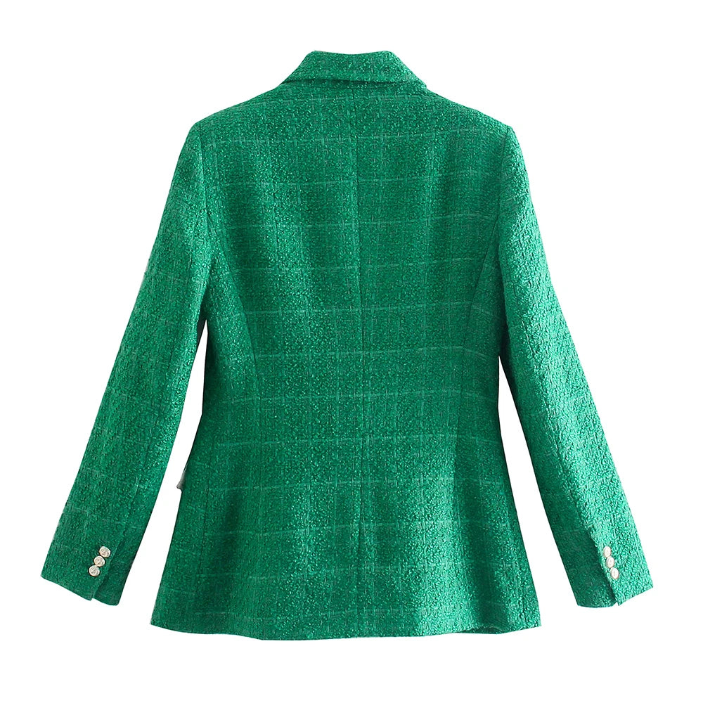 Patch Boutique Double Breasted Blazer