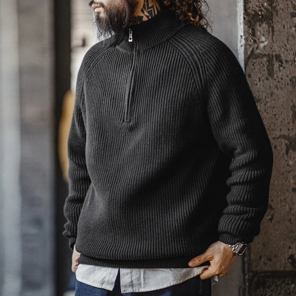 Maden Vintage Quarter Zip