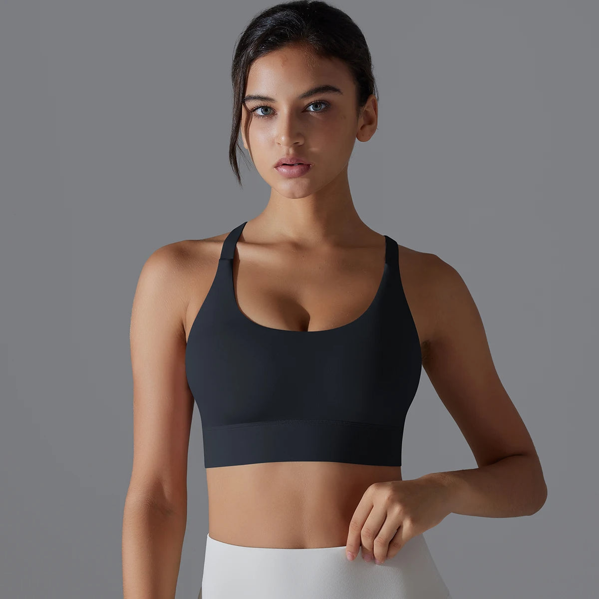 WS Cross Strap Yoga Top