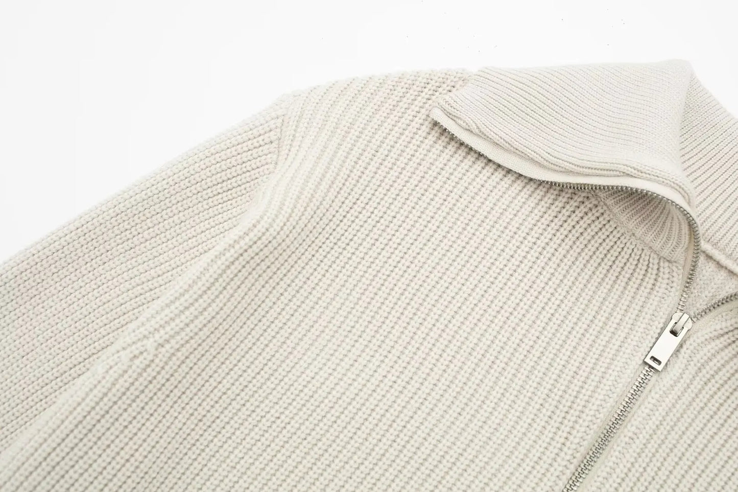 Trafza Ribbed Half Zip