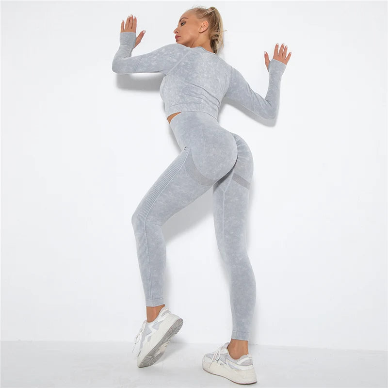 WS Washed Suede Effect Gym Set