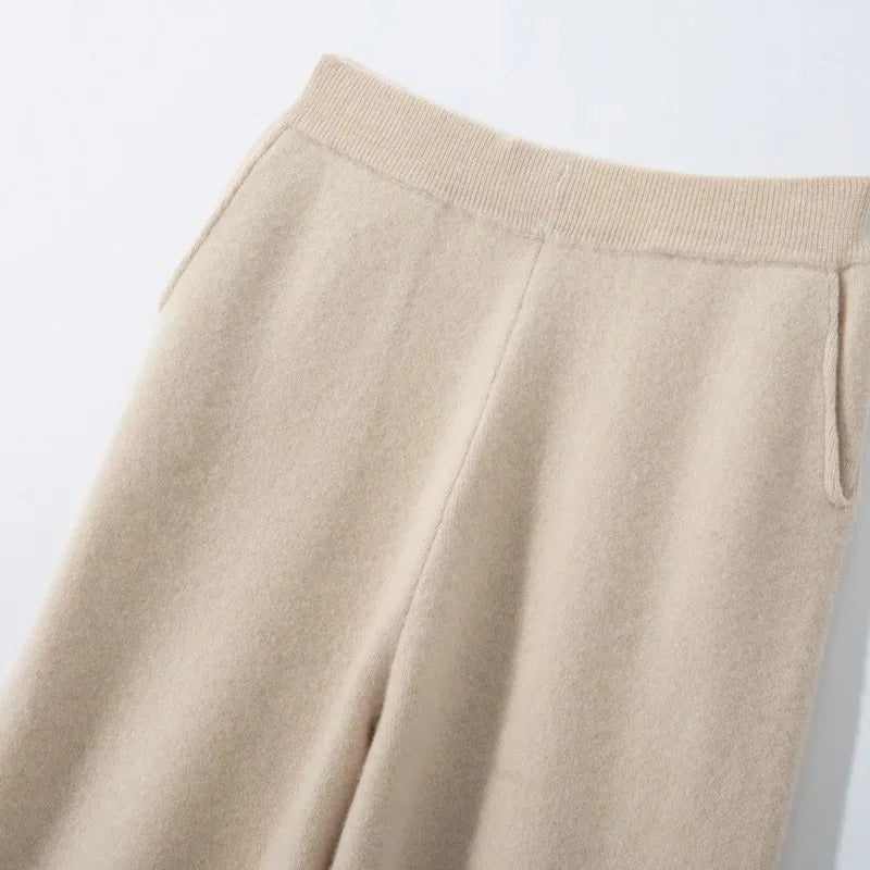 M Essentials High Waist Knitted Trousers