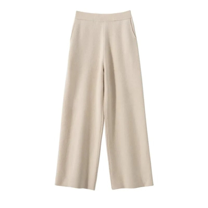 M Essentials High Waist Knitted Trousers