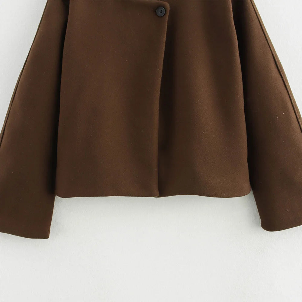 Patch Boutique Single Button Coat