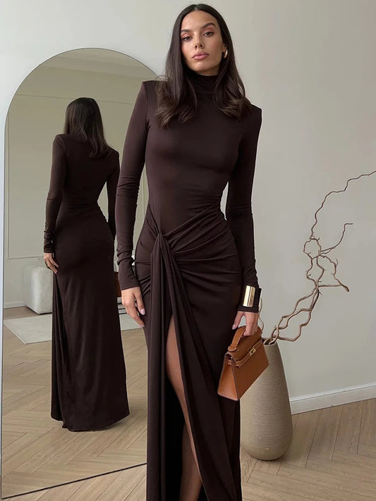 RUXY - Thigh High split Maxi Dress