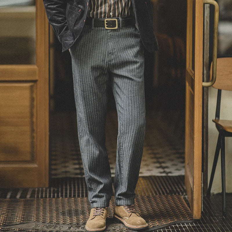Maden Herringbone Trouser