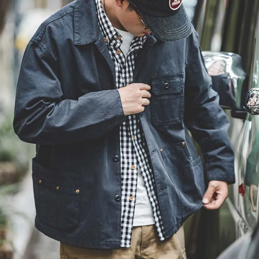 Maden Navy Hunting Jacket