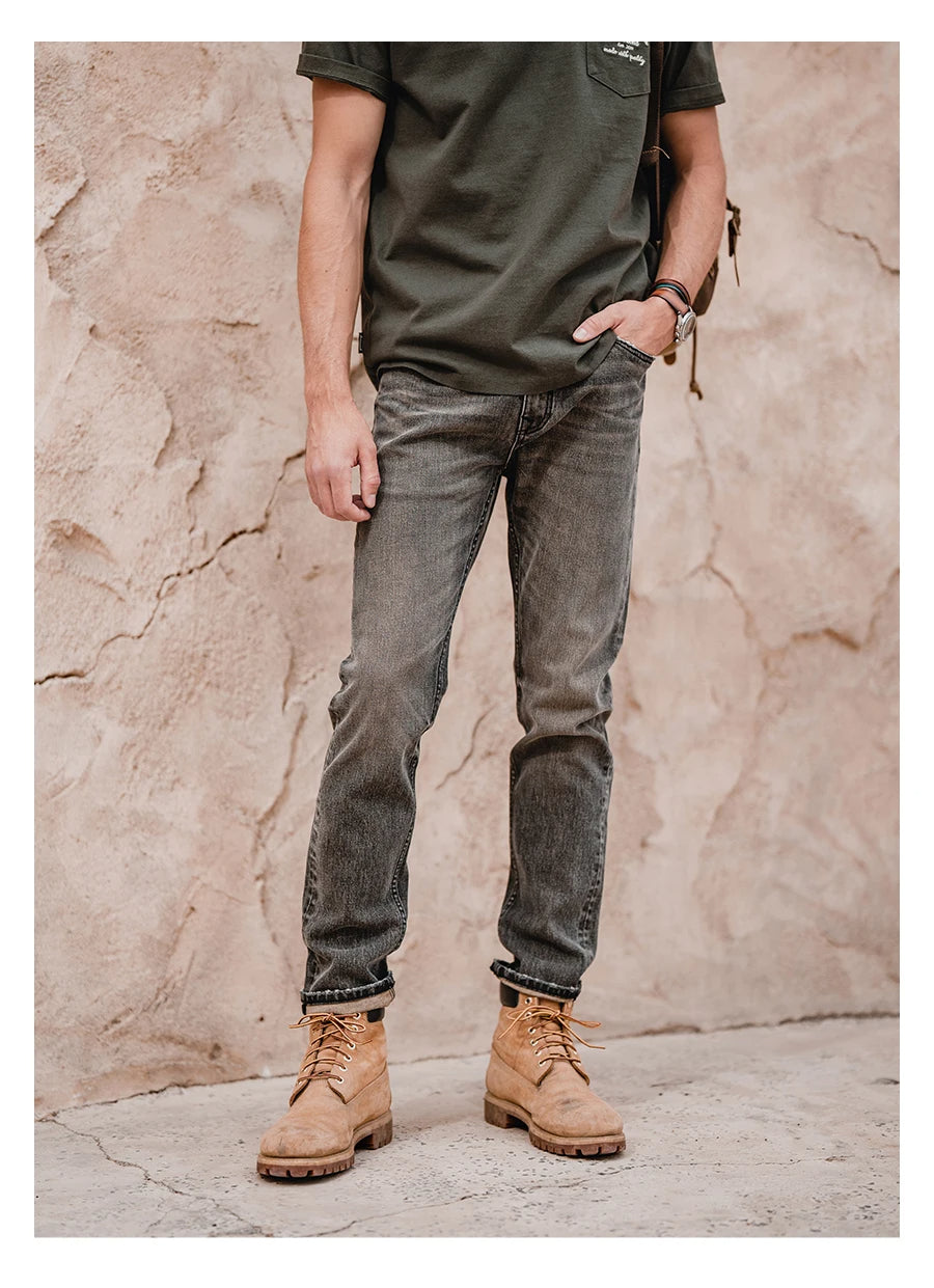 S.W. Tapered Washed Jeans