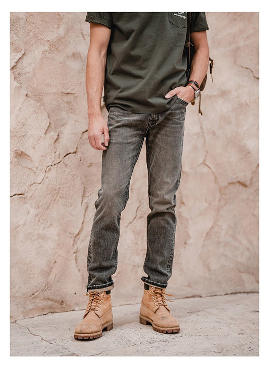 S.W. Tapered Washed Jeans