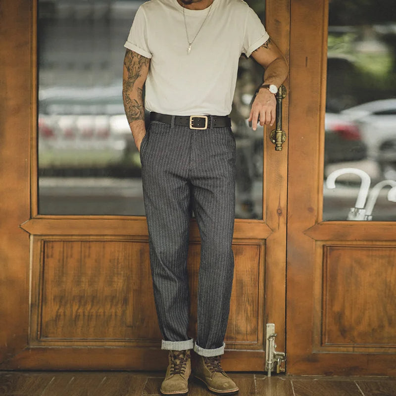 Maden Herringbone Trouser