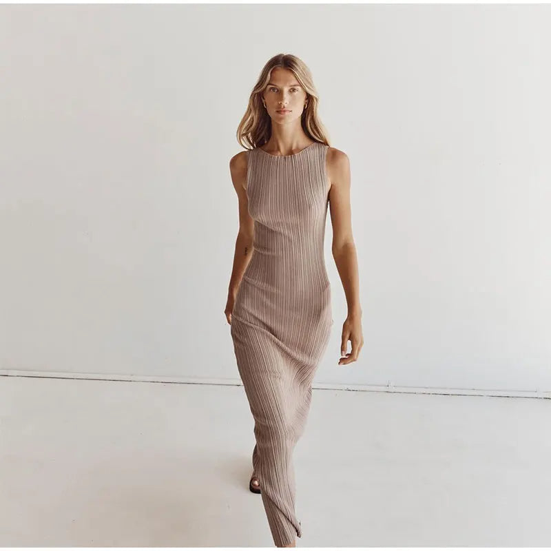 Patch Boutique Pit Stripe Maxi Dress