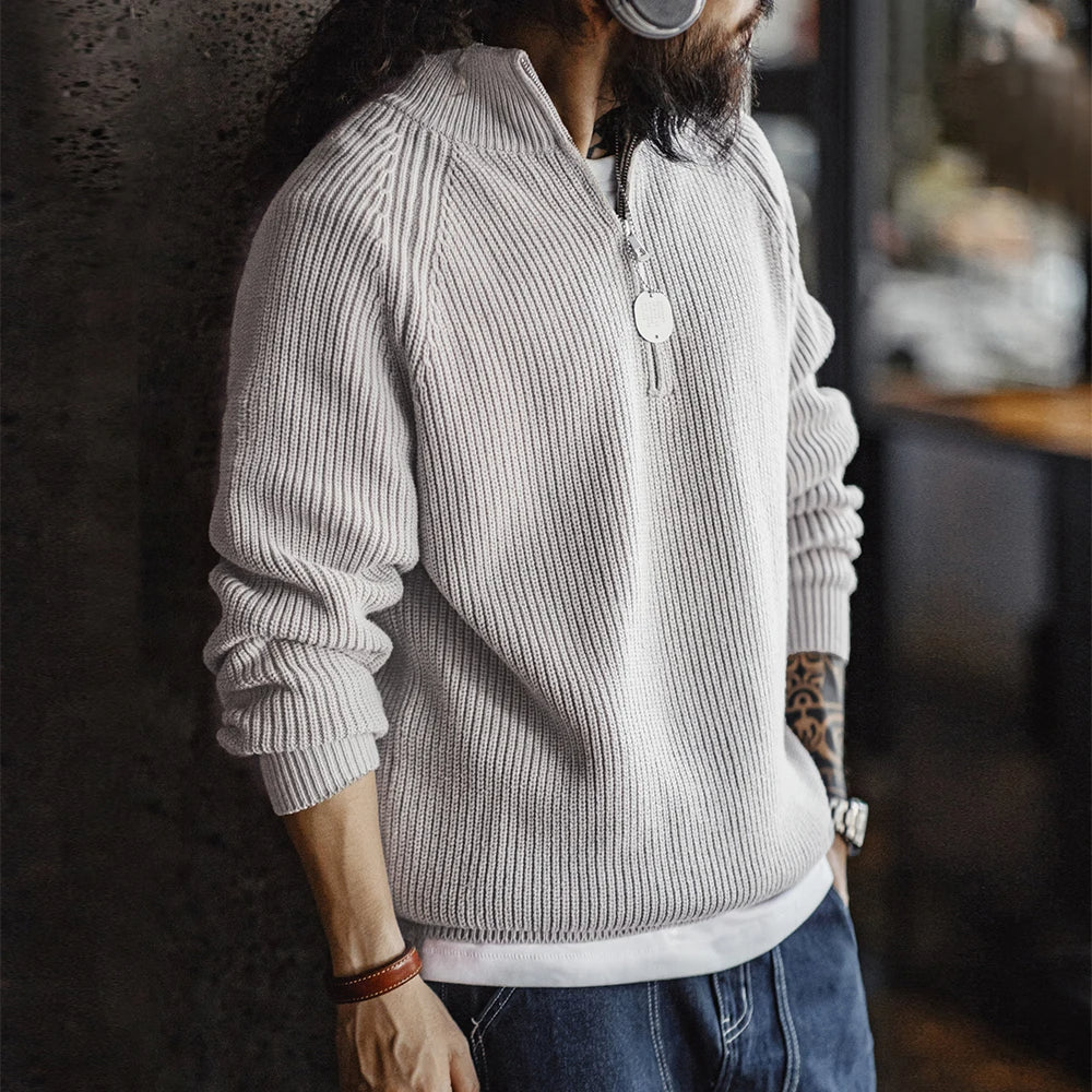 Maden Vintage Quarter Zip