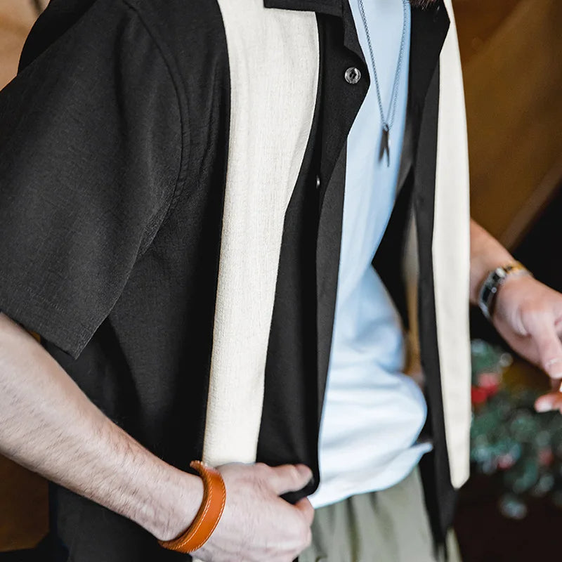 Maden Two Tone Island Shirt