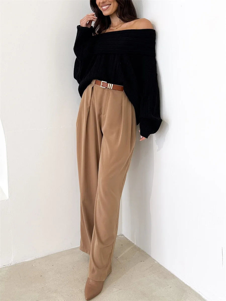 Patch Boutique Off Shoulder Knit
