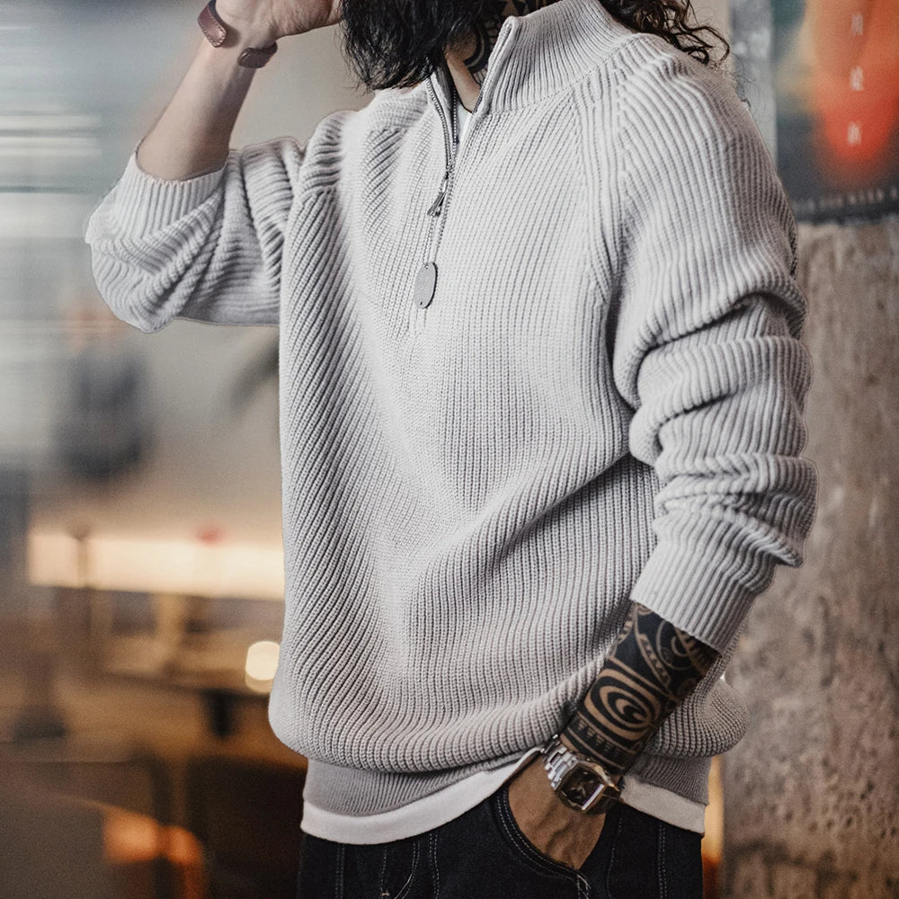 Maden Vintage Quarter Zip