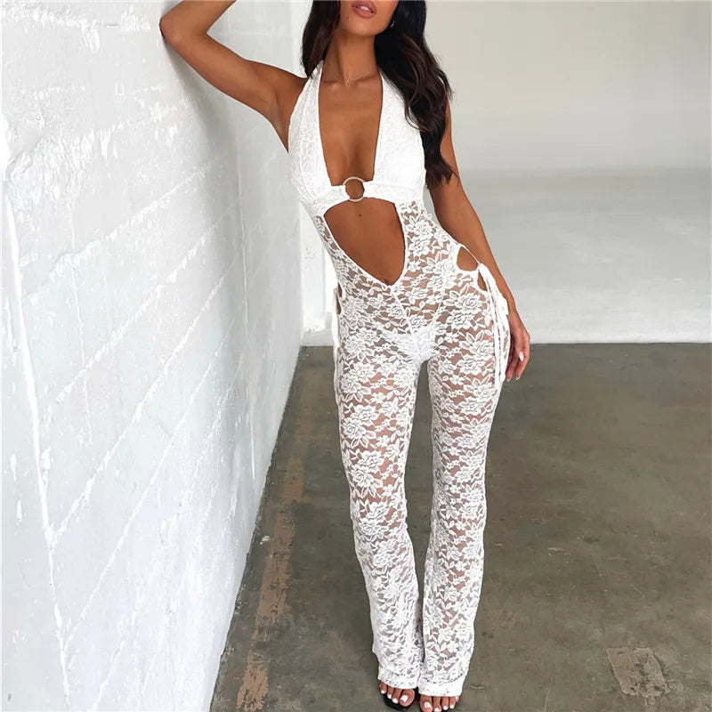 Patch Boutique Lace Jumpsuit