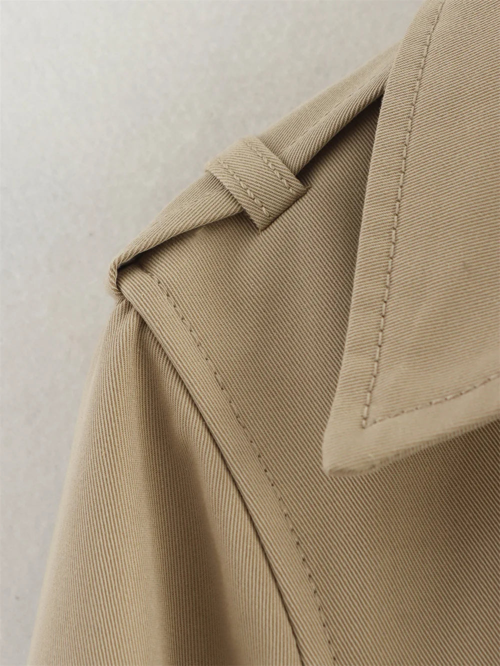 Patch Boutique Crop Trench Coat