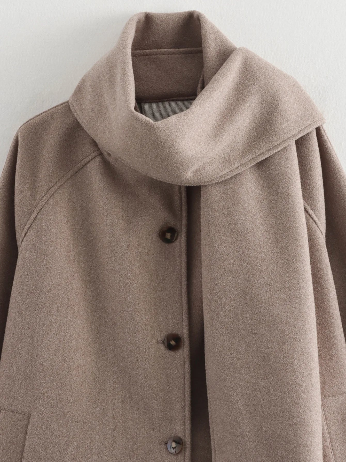 Patch Boutique Scarf Coat