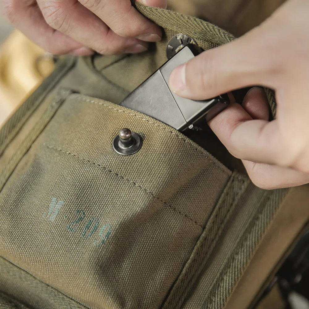 Maden Army Style Satchel