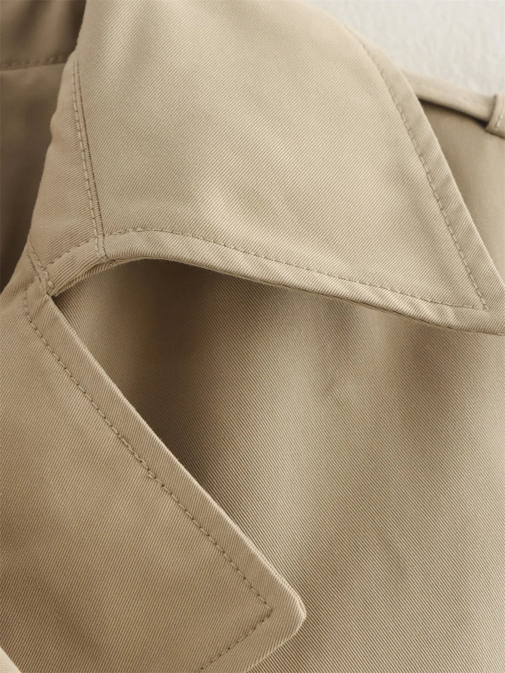 Patch Boutique Crop Trench Coat
