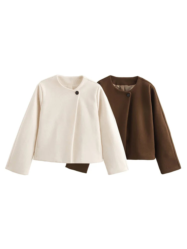 Patch Boutique Single Button Coat