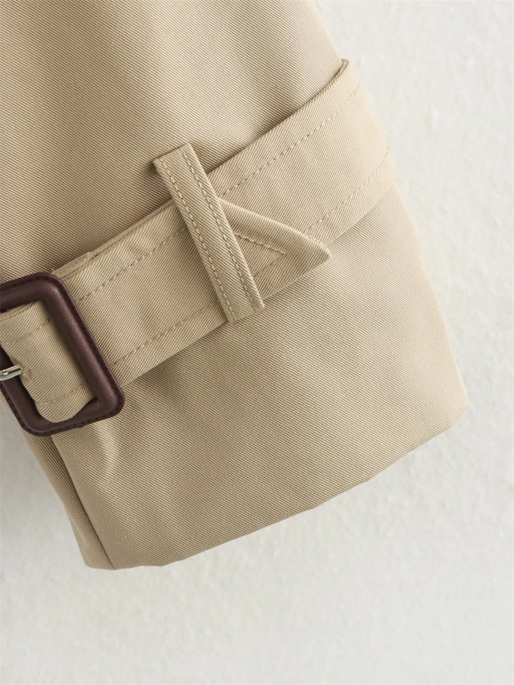 Patch Boutique Crop Trench Coat