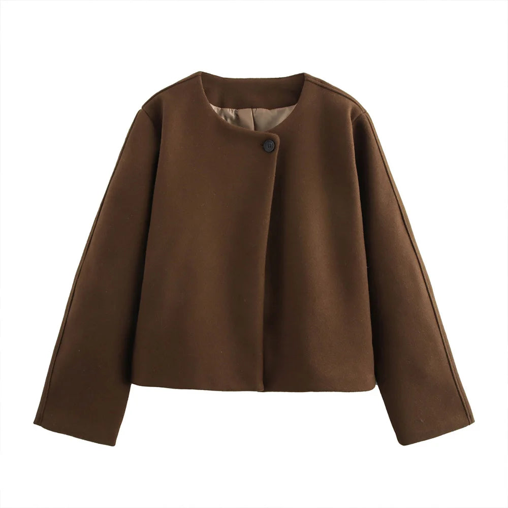 Patch Boutique Single Button Coat