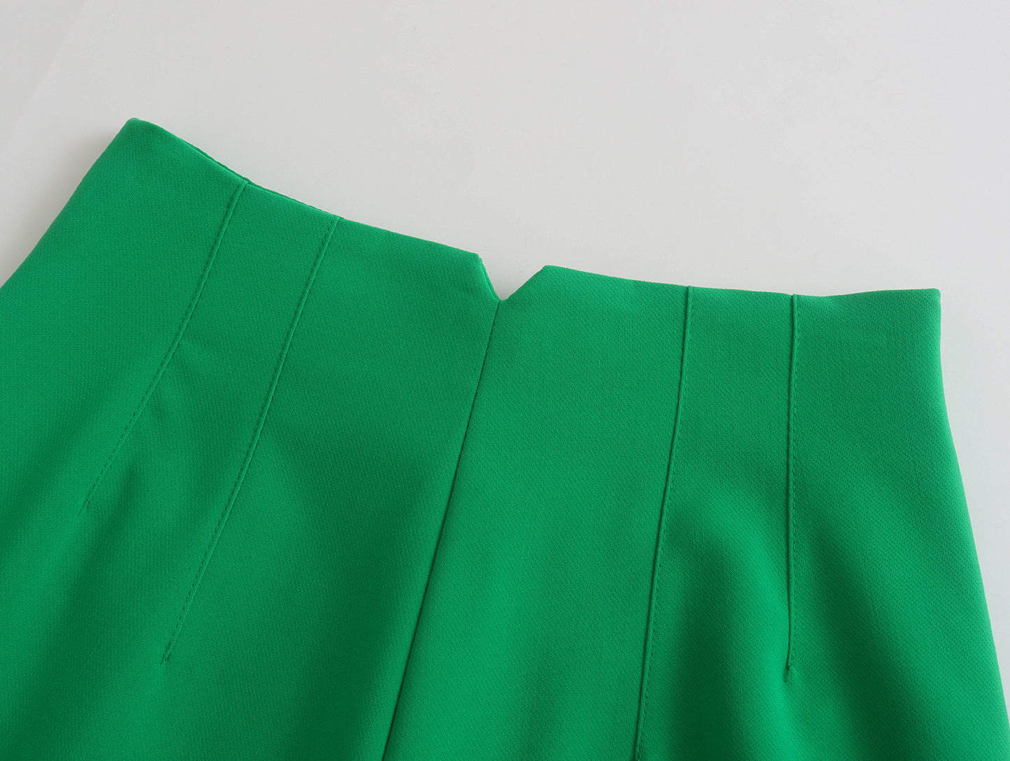 High Waisted Straight Fit Trousers