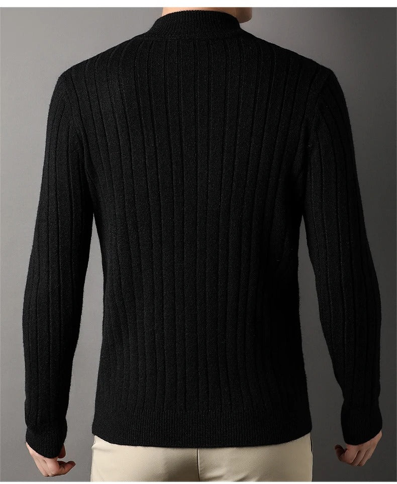 M Knitted Quarter Zip