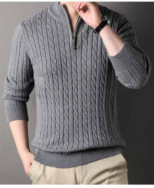 M Knitted Quarter Zip