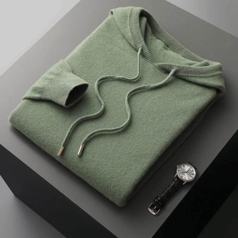 Masons Merino Knitted Hoodie