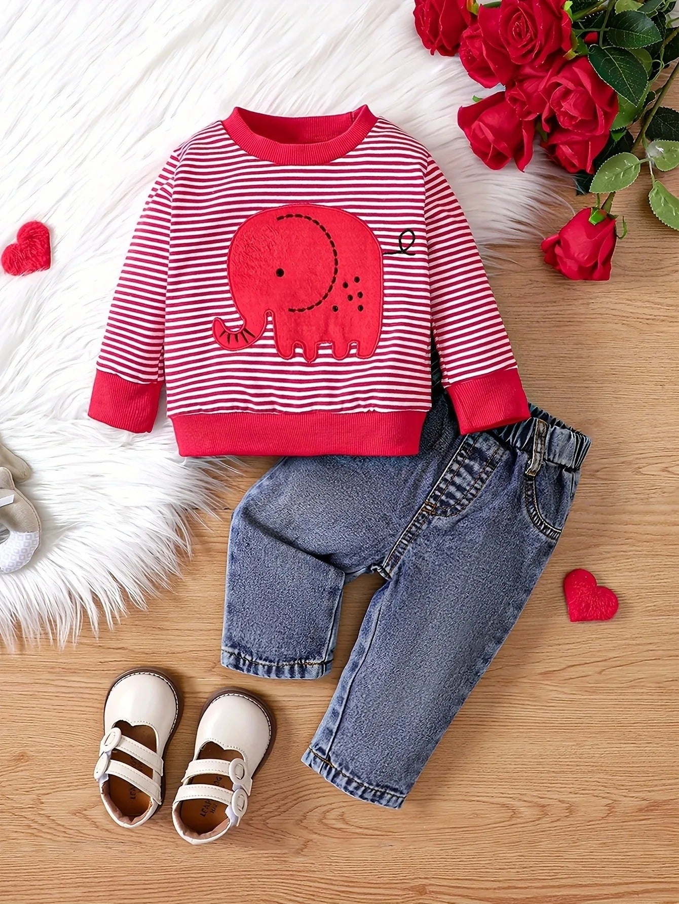 Kids Choice - Elephant top and Jeans set