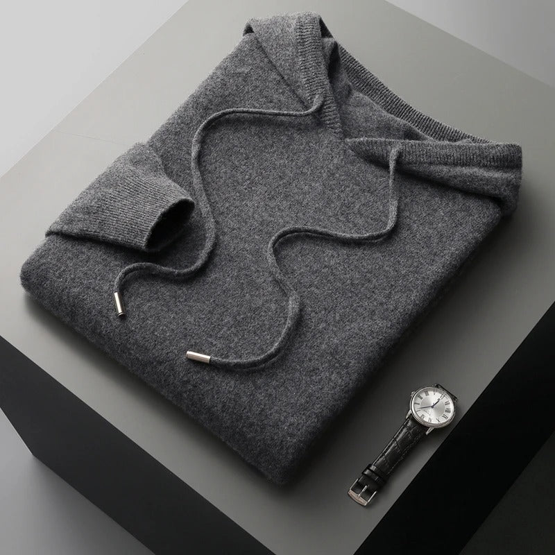 Masons Merino Knitted Hoodie