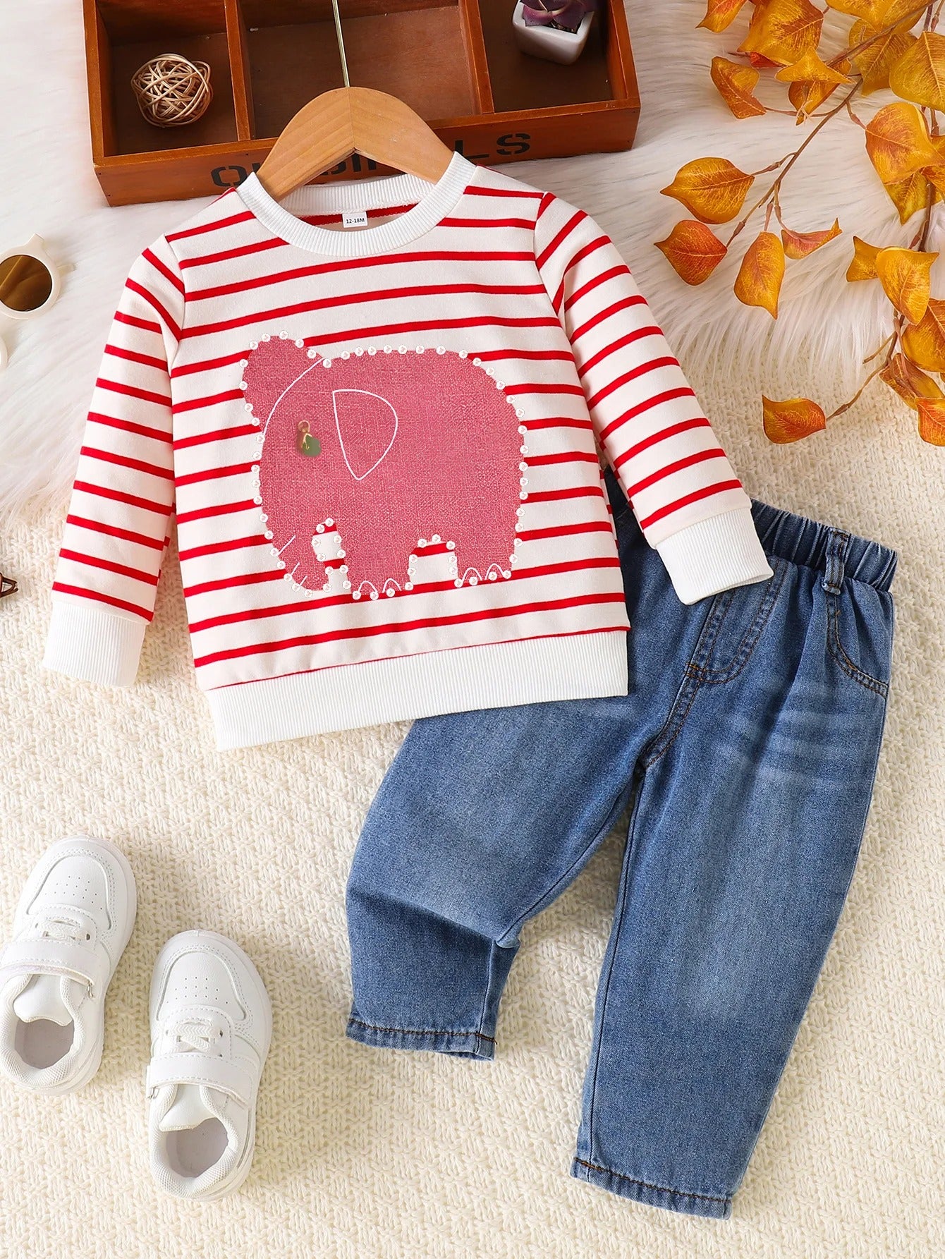 Kids Choice - Elephant top and Jeans set