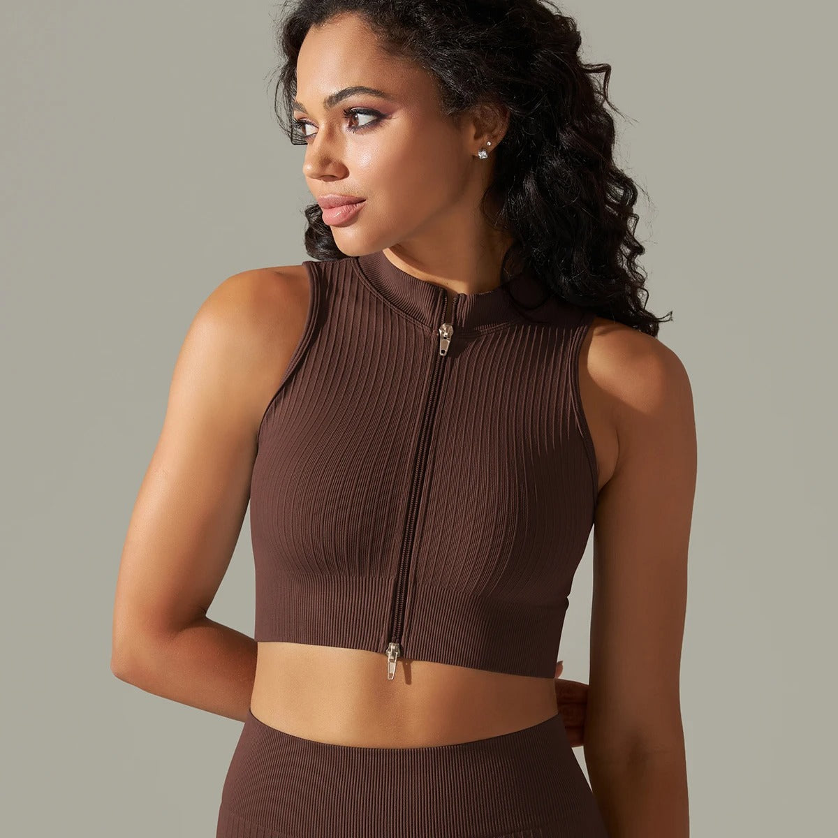 WS Zip up Sports Tank