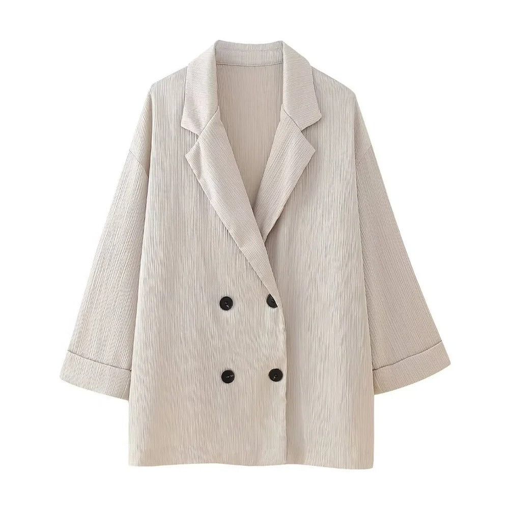 WS Double Breasted Blazer 2 Piece Set