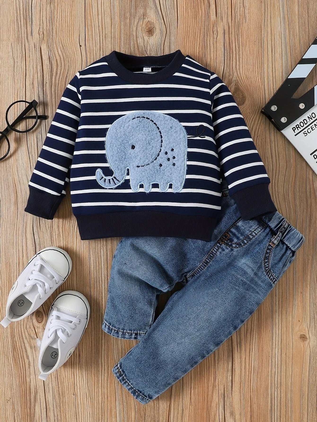 Kids Choice - Elephant top and Jeans set